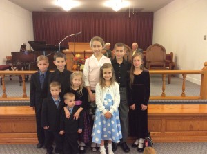 Happy to have visitors in our Sunday School from the Church of God in Hagerstown Maryland.